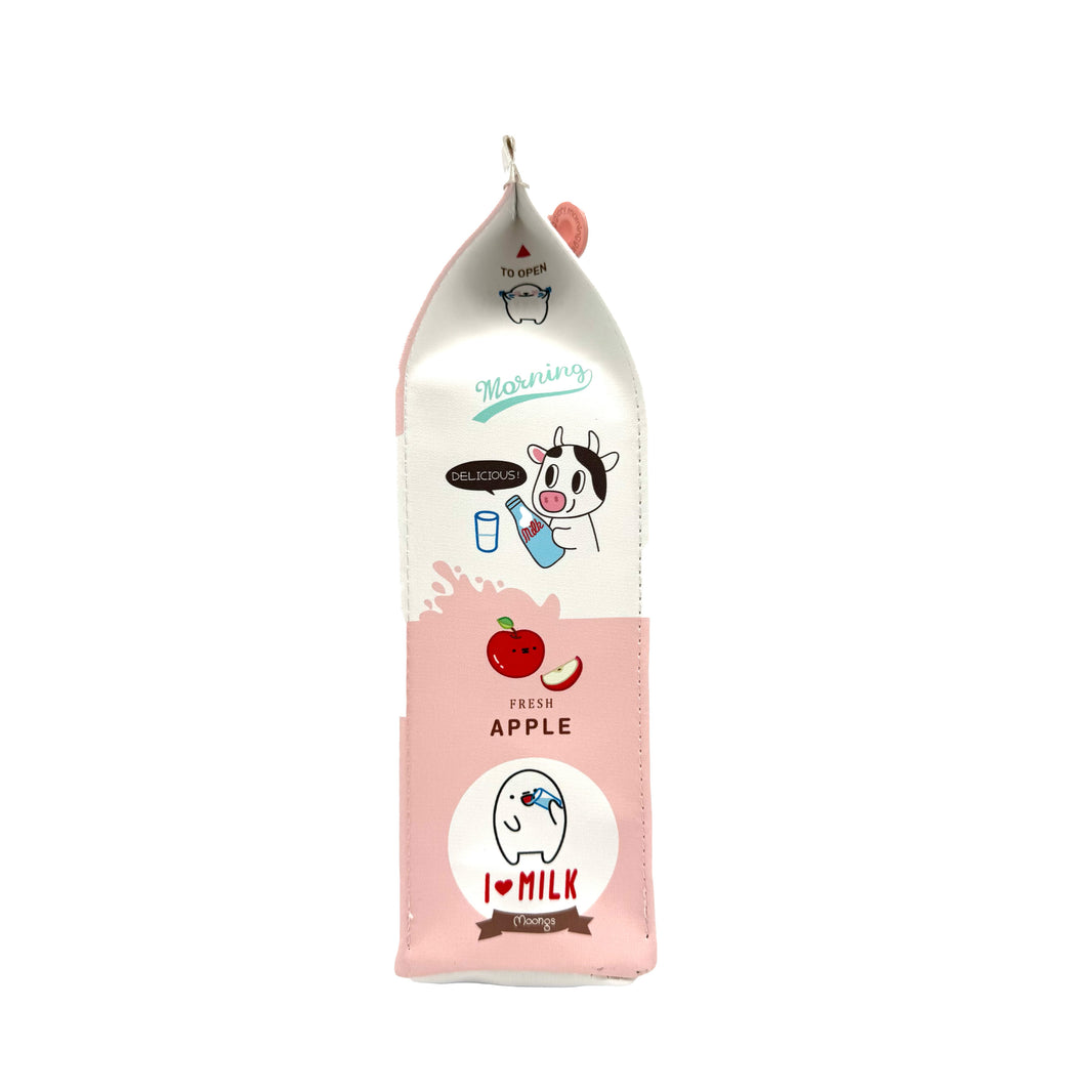 [MorningGlory] Moongs Milk Carton Pencil Case / 모닝글로리 우유 필통 펜슬 케이스 핑크