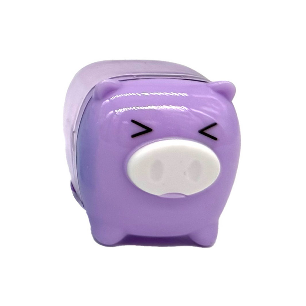 [MorningGlory] Mini Pig Pencil Sharpener / 모닝글로리 미니 돼지 연필깎이 퍼플