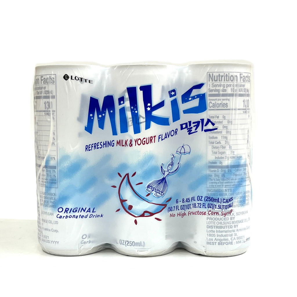 [Lotte] Milkis Original / 롯데 밀키스 오리지널 (6cans)