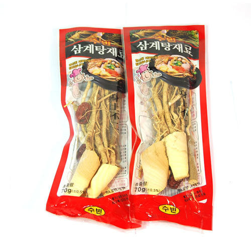 [Subin] Korean Herb for Chicken Stew/수빈 삼계탕 재료 모음 (70g)